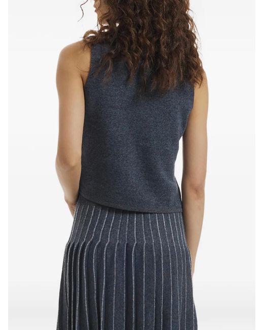 CRUSH Collection Blue Button Vest