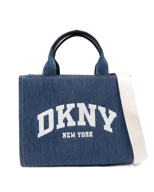DKNY Blue Medium Hadlee Denim Tote Bag