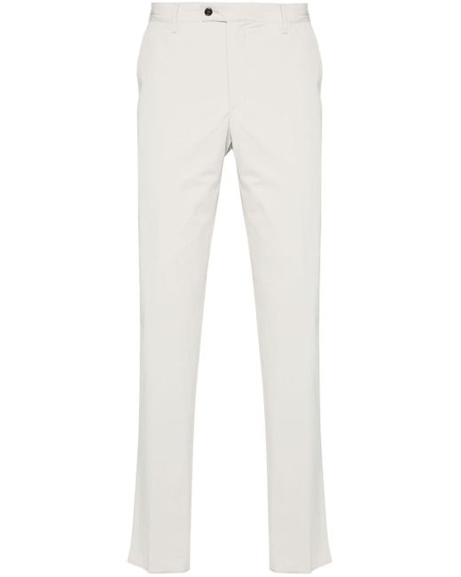 Pantalones con pinzas Lardini de hombre de color White