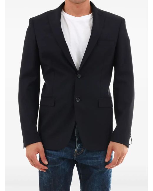 Blazer À Design Texturé Tonello pour homme en coloris Blue