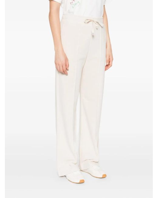 Weekend by Maxmara White Drawstring Trousers