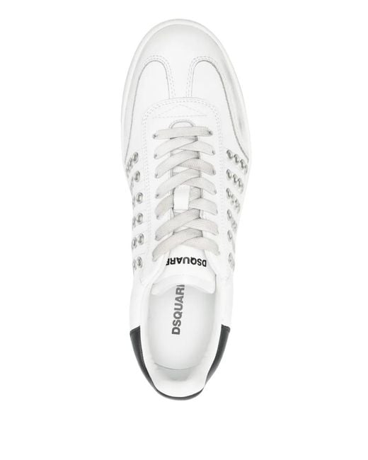 DSquared² White Boxer Sneakers for men