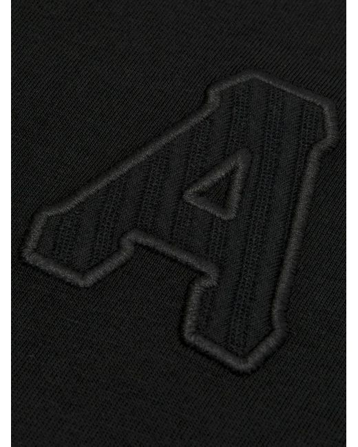Aape By A Bathing Ape Black Athletic Department T-Shirt for men