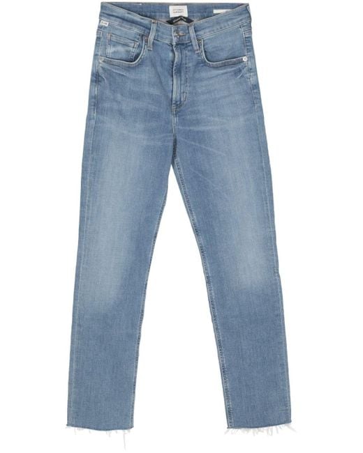 Citizens of Humanity Blue Isola Straight-leg Jeans