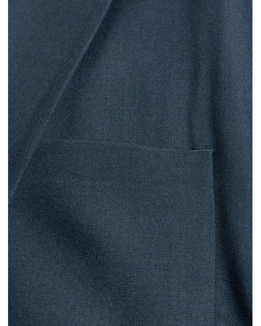 Paul Smith Blue Single-Breasted Wool Blazer for men