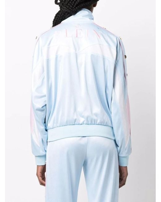Survêtement Rayé À Logo Brodé Philipp Plein en coloris Blue