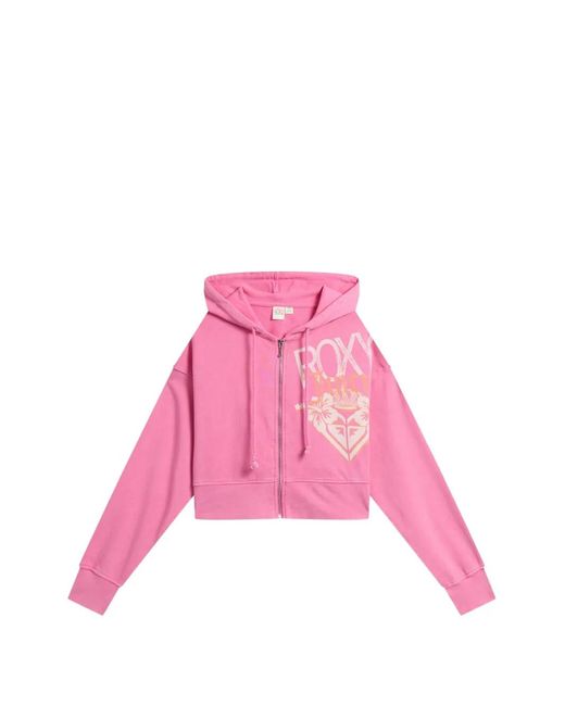 Juicy Couture Pink X Roxy Logo-Print Hoodie