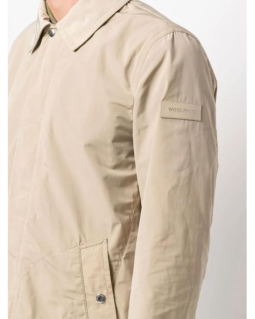 Woolrich Natural Mid-Length City Carcoat for men