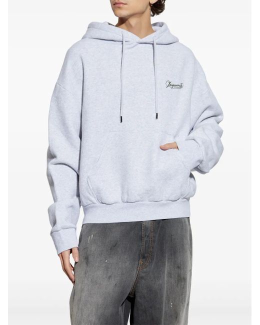 Jacquemus Gray Corto Hoodie for men