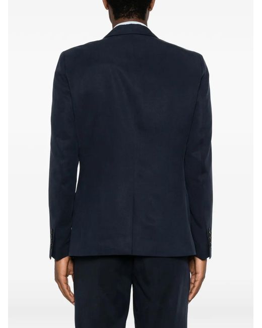 Antony Morato Blue Notched-Lapel Blazer for men