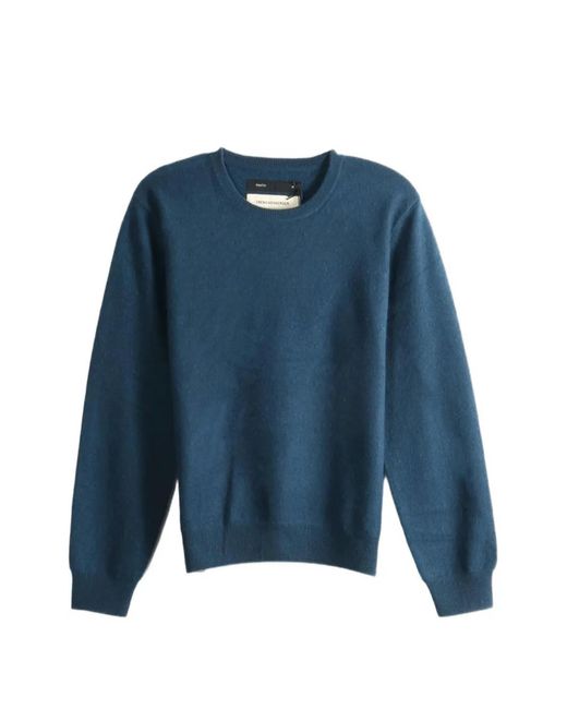 Frenckenberger Blue Crew-Neck Long-Sleeve Sweater