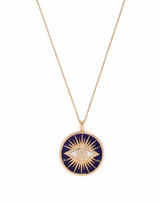 Monan White 18Kt Rose Enamel And Diamond Necklace
