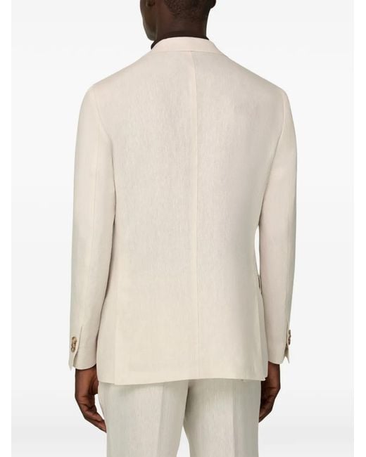 Boggi White Pure Linen Suit for men