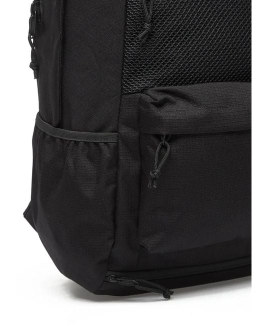 Vans Black Divert Logo-Patch Backpack