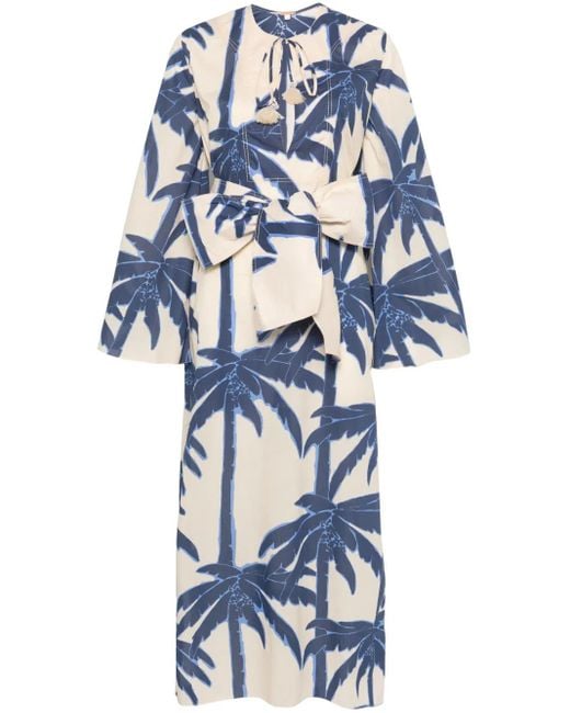 Johanna Ortiz Blue Sotaviento Kleid