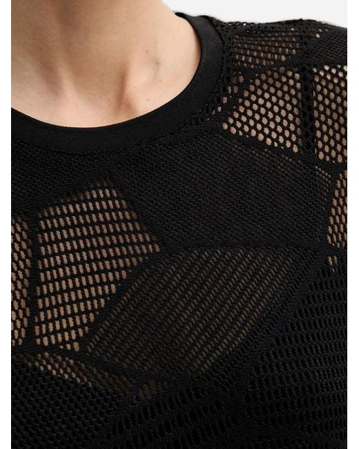DKNY Black Short-Sleeve Blouse
