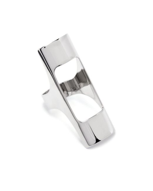Vetements White Lighter Holder Brass Ring