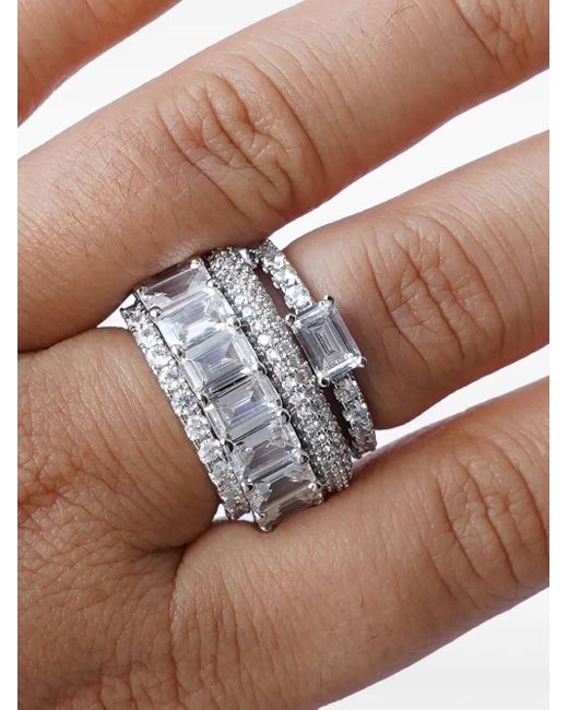 Izabel Display White Colorful Ring