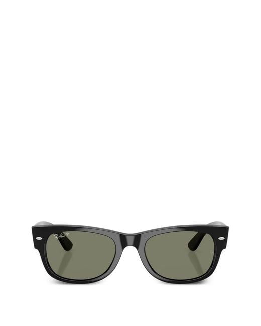 Ray-Ban Gray Mega Wayfarer Ii Square-Frame Sunglasses