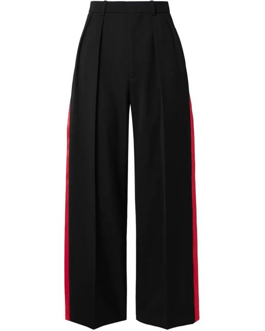 Wardrobe NYC サイドストライプ ワイドパンツ Black