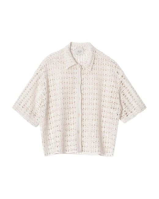 Camisa De Ganchillo Alysi de color White