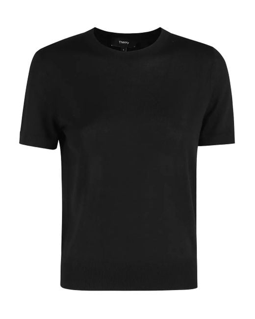 T-Shirt À Manches Courtes Theory en coloris Black