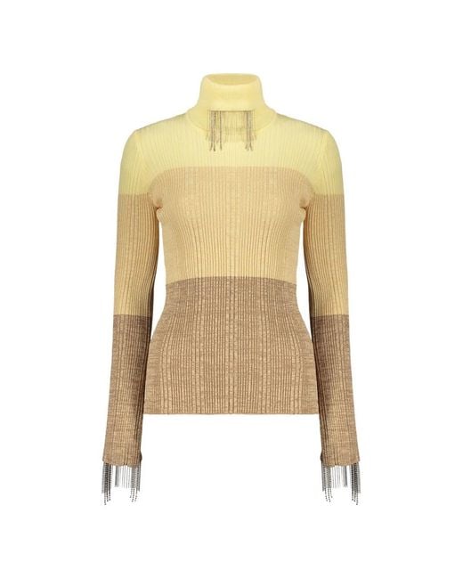 Pull Colour Block À Franges Ellery en coloris Natural