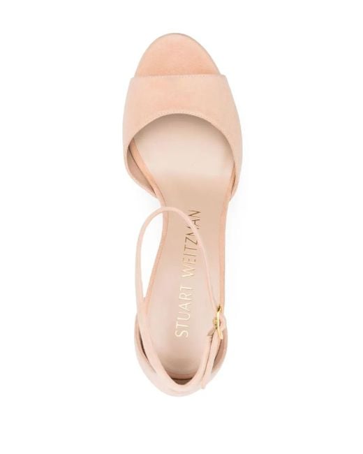 Sandali Con Suola Rialzata di Stuart Weitzman in Pink