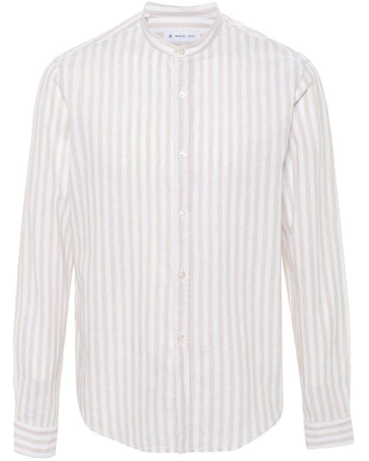 Chemise à rayures Manuel Ritz pour homme en coloris White