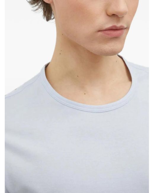 Theory Blue Short-Sleeve T-Shirt for men