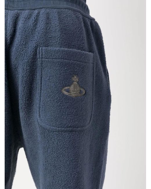 Vivienne Westwood Blue Drawstring-waist Track Shorts for men