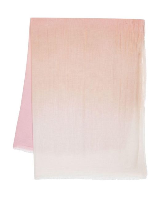 Faliero Sarti Pink Schal mit Farbverlauf
