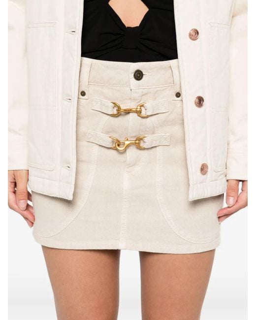 Isabel Marant Natural Paulina Mini Skirt