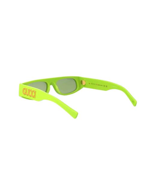 Gucci Green Sunglasses