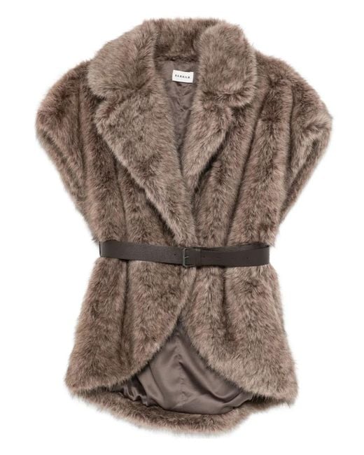 P.A.R.O.S.H. Gray Belted Gilet