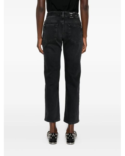 Jean À Poches Multiples 7 For All Mankind en coloris Black