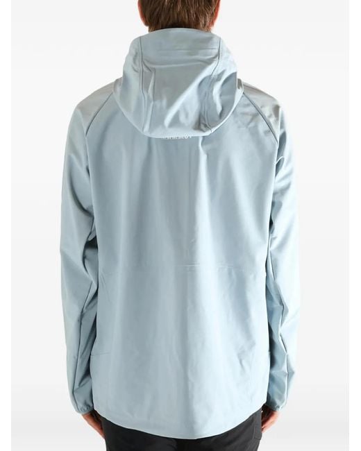 Mammut Blue Hooded Raglan-Sleeve Jacket for men