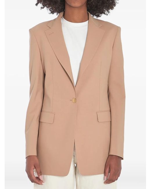 Blazer con botones Tagliatore de color Natural