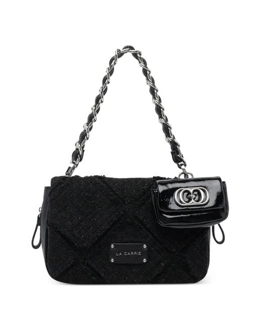 La Carrie Black Isabel Cross Body Bag