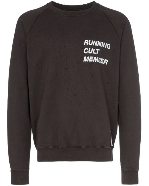 Satisfy 'Running Cult Member' Sweatshirt in Gray für Herren