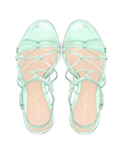 Gianvito Rossi White Teti 95 Sandals