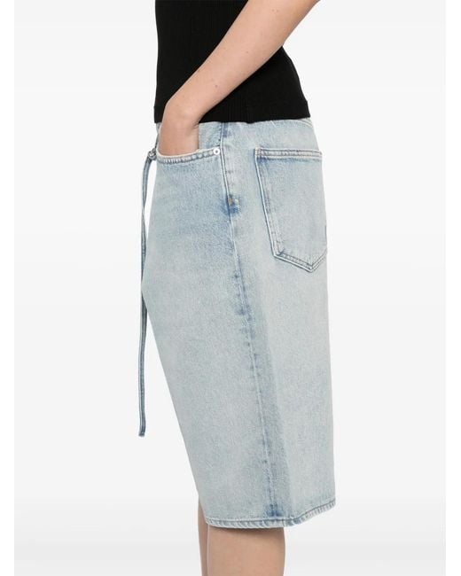 Agolde Blue Shorts