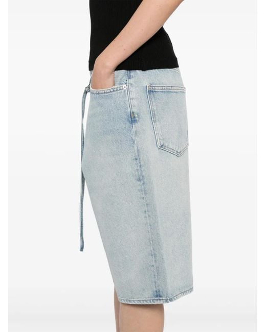 Agolde Blue Emmi Shorts
