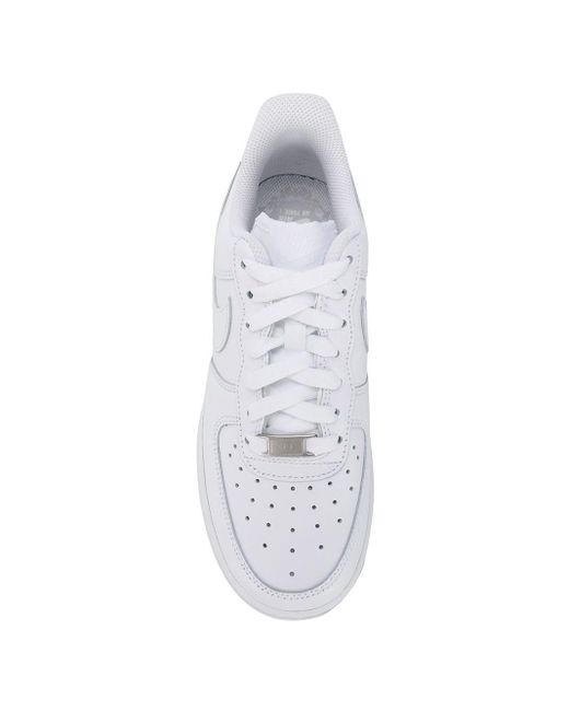 Nike Lace Low Top Air Force 1 Sneakers in White - Save 37% - Lyst