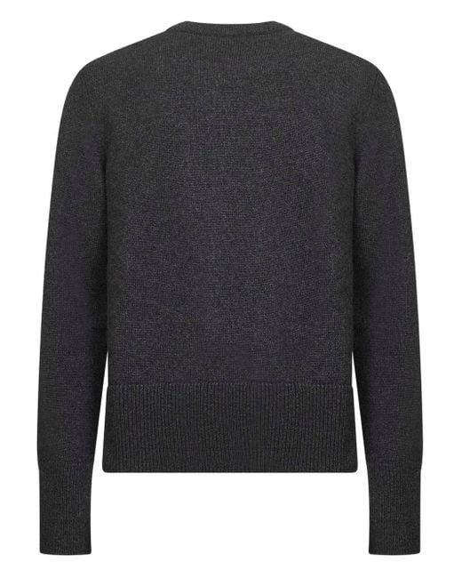 Gucci Black Button Interlocking Logo Embroidery Cardigan for men