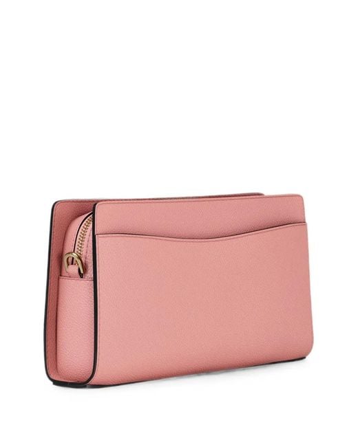 Michael Kors Pink Extra Small Hamilton Moderne Padlock-Detail Crossbody Bag