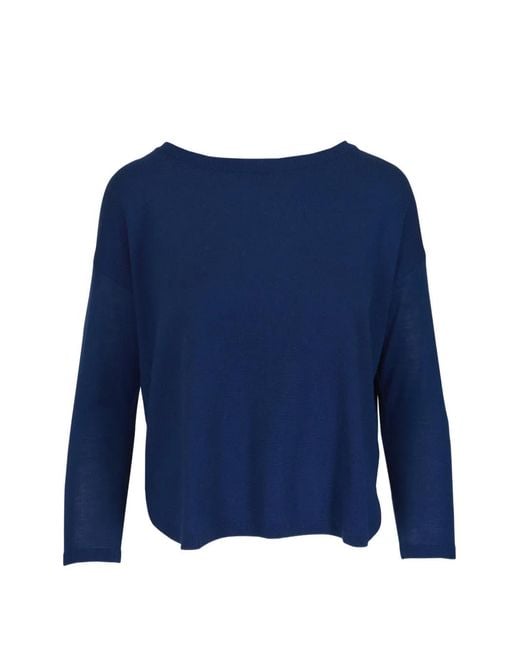 Akris Punto Blue Wool Sweater