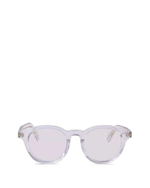 Tom Ford White Lunettes De Vue À Monture Ronde for men