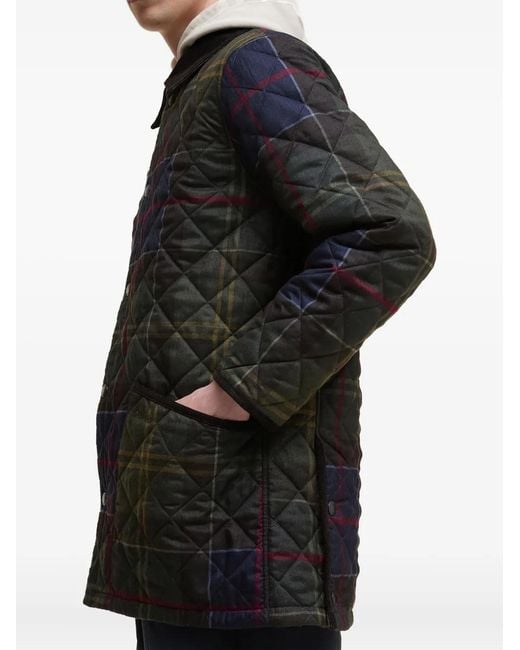 Barbour Gewatteerd Jack in het Black voor heren