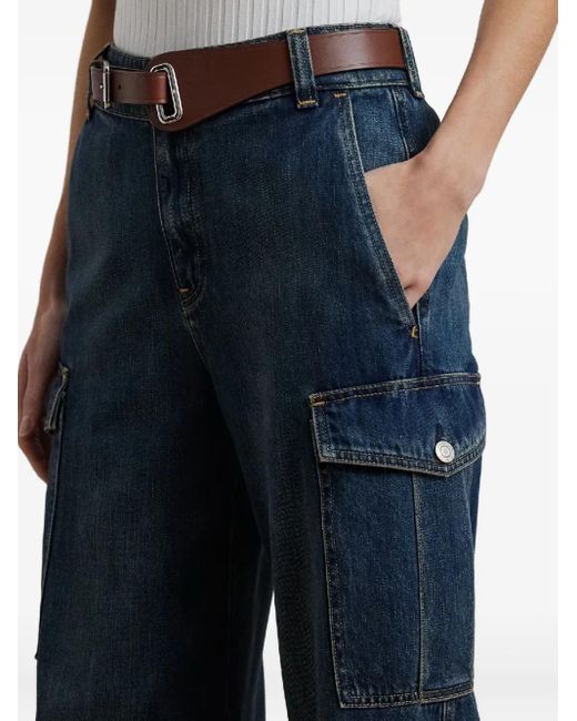 Ralph Lauren Blue Cargo-Pocket Jeans